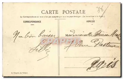 Le Vésinet - Lago Inferior — A. Després, n°286 — Verso