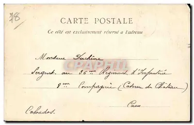 Le Vésinet — Hotel de Ville — C. L. C. — Verso