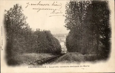 Louveciennes — A grande condução das águas de Marly — Mlle Boochot, Louveciennes