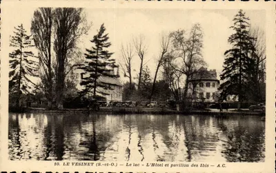 Le Vesinet (S.-et-O.) — O lago — O Hotel e pavilhão dos Ibis — A.C.