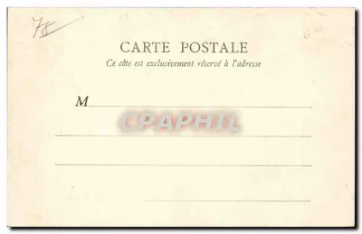 Montfort-l'Amaury — Antigas fortificações — Papeterie A. Martin (S.-ei-O) — Verso