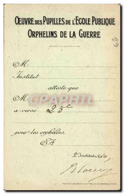 Avallon — Estátua de Vauban — Toulot, Editor Aucierre — Verso