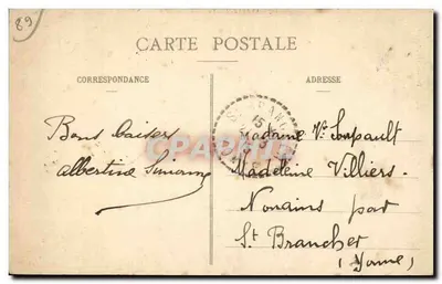 Avallon - Most Claireau — Pothain, wyd., Avallon, nr 22 — Rewers