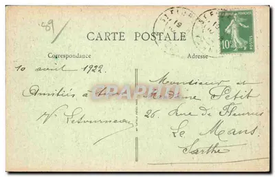 Igreja de St-Florentin (Yonne) — Século XVI — Monumento histórico — Edição Gaton Ricard — Verso