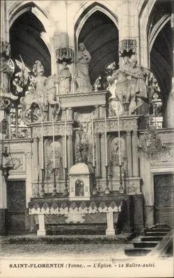 Saint-Florentin (Yonne) — A Igreja — O Altar-Mestre