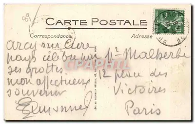 Arcy-sur-Cure - Le Chatenay, Porta e Janelas — ND — Verso