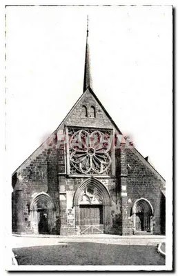 Saint-Fargeau (Yonne) — Igreja e Rosace (século XIII) — Machavoline, Saint-Fargeau