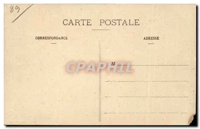 Vézelay — Ulica kościoła Madeleine, Stary kąt — Peithain wyd. Availles — Rewers