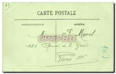 Auxerre — O Pont Paul-Bert visto do topo da Catedral — LL — Verso