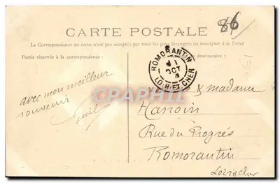 Chatellerault — Promenade Sud — V° Boiron-Guillot, uitgever — Achterkant