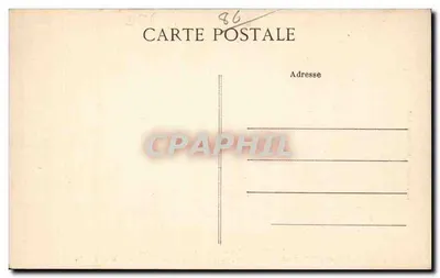 POITIERS (Vienne) — L'Hypogée des Dunes — Aspecto exterior del siglo VIII, según los estudios del R. P. Camille de la Croix — Reverso