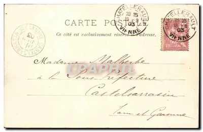 Châtellerault — Ponte Henri IV — Ci. Aranhoutrou, fot. Châtellerault — Verso