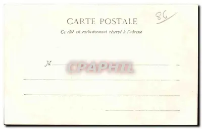 Les Trois-Moutiers (Vienne) — Castelo de la Motte-Chandenier — Jules Robuchon, fot. Poitiers - 100 — Verso