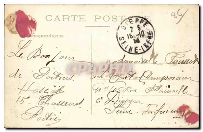 Poitiers — Vista geral — Édouard P. R. F. — Verso