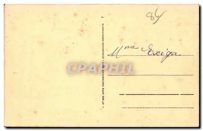Châtellerault — Manufatura Nacional das Armas de Viena — No fundo o novo dique — Verso