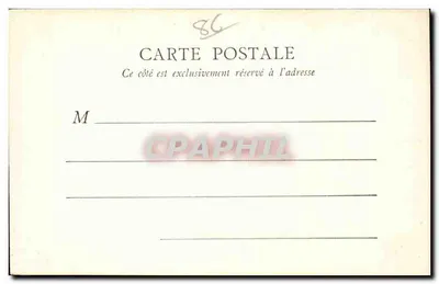 O castelo baronial — Vista capturada ao norte-oeste — J. Robuchon, fot. em Poitiers — n°6 — Verso