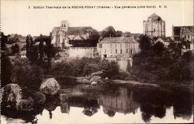 Estação Termal da ROCHE-POSAY (Vienne) — Vista geral (lado Norte) — R. D.