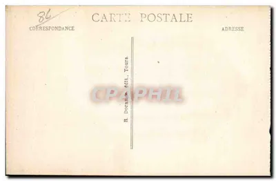 La Roche-Posay (Vienne) — O Ponte Suspensa sobre a Creuse — R. Doran, editor, n° 5 — Verso