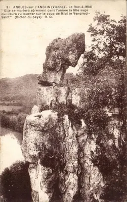 Angles-sur-l'Anglin (Vienne) — O Roc-à-Midi — R. D.
