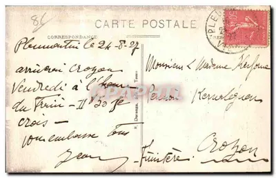 Angles-sur-l'Anglin (Vienne) — O Roc-à-Midi — R. D. — Verso
