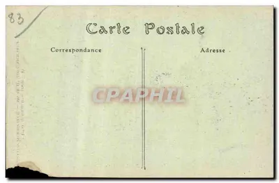 Draguignan (Var) — As Aldeias de Azémour e o Kiosque de Música — editor ND, n° 128 — Verso