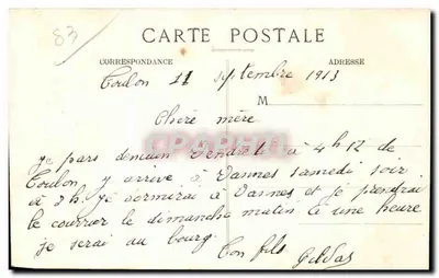 Toulon — Die Station — B.C. — Nr. 150 — Rückseite