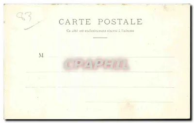 Toulon — O Mourillon — Bairro da Mitre — Edição Levet e Cie, Toulon, n°43 — Verso