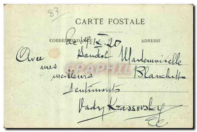Bandol — Widok ogólny — Wydawnictwo Gos, nr 279 — Rewers