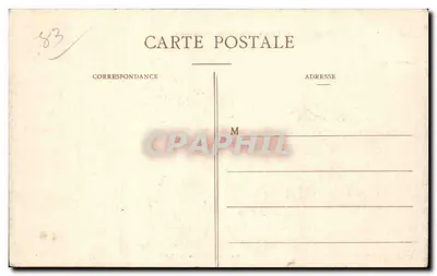 Hyères - La Posta e il Boulevard des Palmiers — Parfumeria Champourlier, n° 208 — Verso
