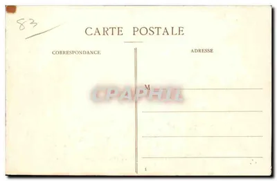 Hyères — Rue des Porches — widok pod przejściem krytym — wydawca 'Postes' nr 203 — Rewers