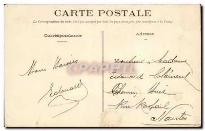 Clisson - Zamek - Wieża — Fototypia Vassellier, Nantes, n°1867 — Rewers