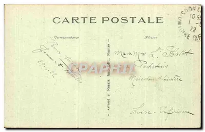 Nantes-la-Belle — Um dos primeiros Portos da França — Artaud e Nozais, Nantes — Verso