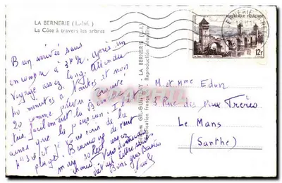 पहाड़ों के बीच तट — ला बर्नेरी (ल.-इन्फ.) — एडिशन गिल-गिटानी — पीछे