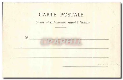 Châteaubriant — Fachafronte interna do Castelo Renascentista (século XVI) — Coleção A. Puech — Verso