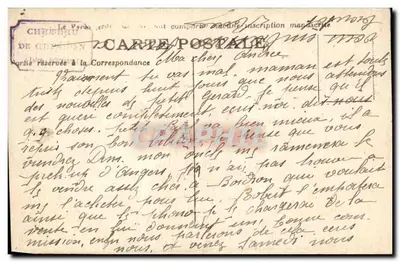 Clisson - Zamek takim, jakim był w XIV wieku — rysunek M. Nolzarda — Rewers