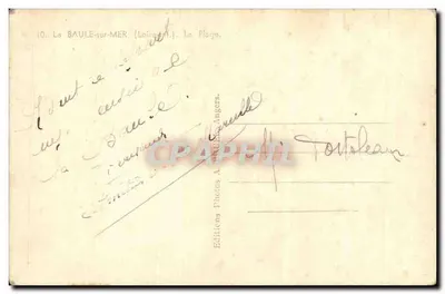 La Baule-sur-Mer — La Spiaggia — Bruel — Verso
