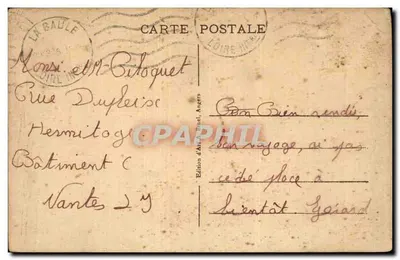 La Baule-sur-Mer (Loire-Inf.) — La Nouvelle Gare — A. B. (éditeur) — Verso