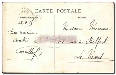 NANTES — O Castelo, a Entrada (século XV) — Coleção F Chapeau, Nantes - 18e mille — Verso