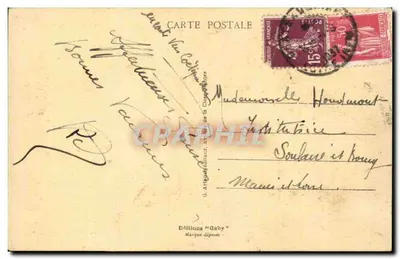 Châteaubriant (L.-Inf.) — O Palácio de Justiça — Editor Gaby, n°50 — Verso