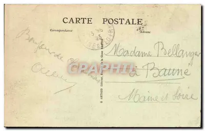 Châteaubriant — Invoer van het Kasteel-Fort — G. Artaud, Avenue de la Closé, Nantes — Achterkant