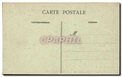 Castillo de la Renacimiento — Fachada Occidental (1537) — Fototipia Laeufols, Châteaubriant — Reverso
