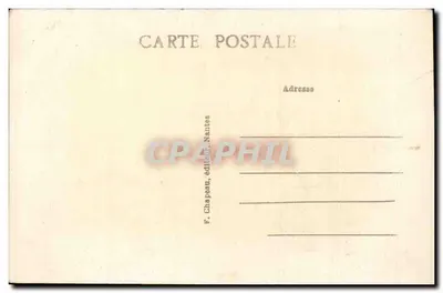 Châteaubriant (Loire-inf.) — O Castelo do Século XVI — Fachadas oriental e setentrional — F. Chapeau, editor Nantes — Verso