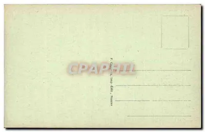 Clisson (Loire-Inf.) — Widok na zamek i most miasta — Zamek w Clisson (Loire-Inférieure) — Rewers