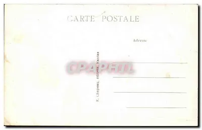 A Presqu'île Guérandaise — segundo uma carta inglesa de 1735 — F. Chapeau, Nantes — Verso