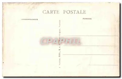 Guérande - As Douves e a Torre Santa Ana — Editor J. Suzais, Nantes, n°27 — Verso