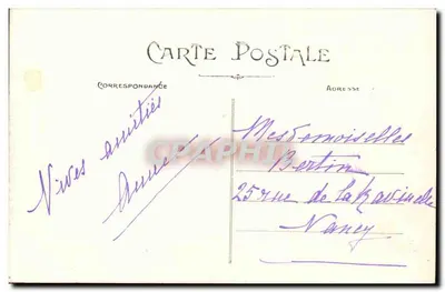 Guérande (Loire-Inf.) — Muralhas, Fossos e Avenida Sainte-Anne — Coleção F. Chapeau, Nantes - 7. mille — Verso