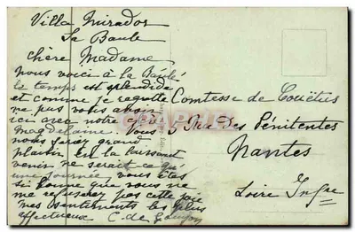 La Baule (Loire-Inf.) — Aleja Hennecart w kierunku zachodnim — Rewers