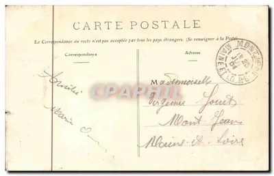 Le Bourg-de-Batz - Tempestade !! — editor Thiers, Gull, Nantes — Verso