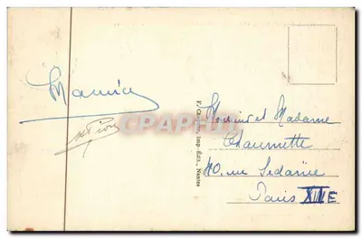 La Baule (Loire-Inf.) — Au Bois d'Amour — Les Dunes de Mazy — F. Chapon, Imp.-Édit., Nantes — Reverso
