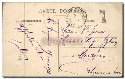 Le Pouliguen (L.-I.) - Ponta dos Korrigans — editor Le Pouliguen, n° 35 — Verso